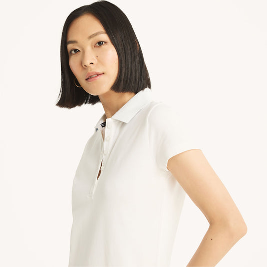 Vestido tela de piqué unicolor