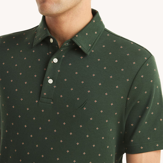 Chemise de algodón con estampado y logo