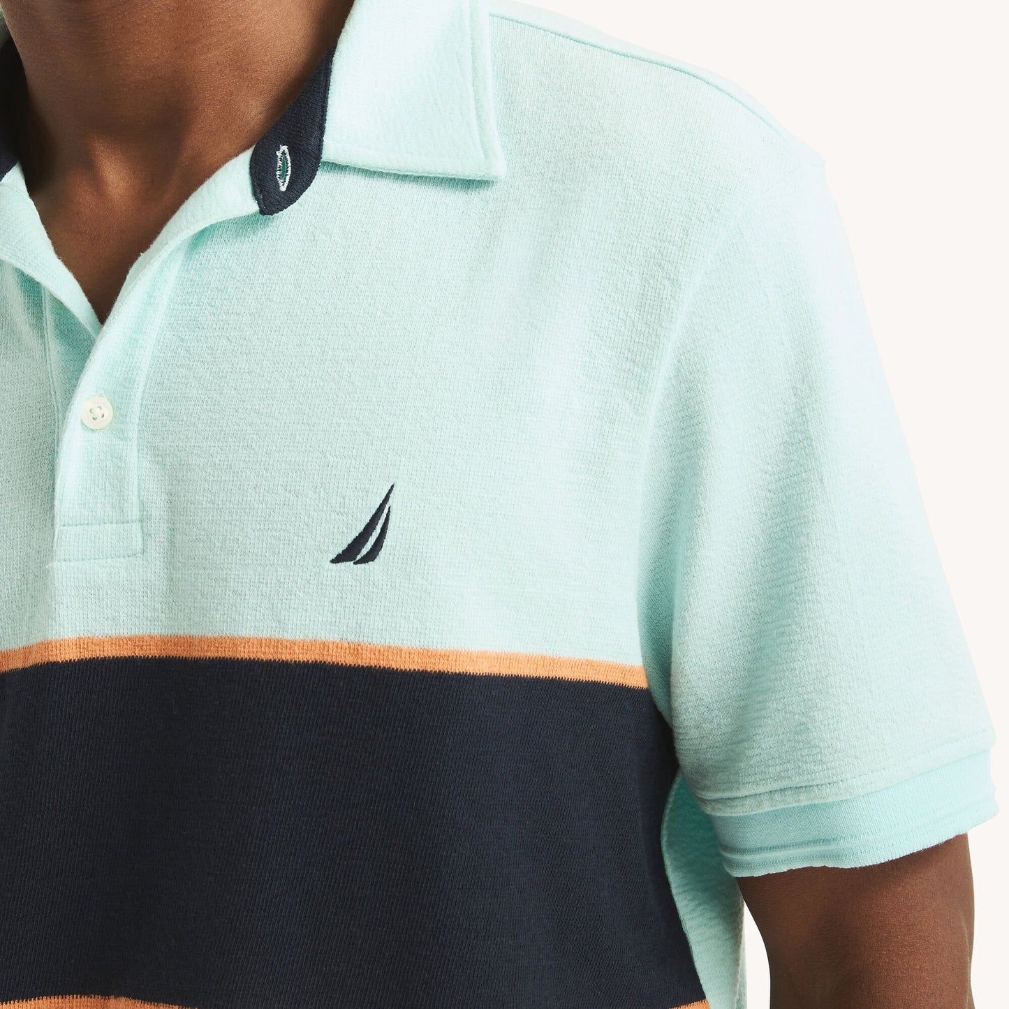 Chemise de tela jersey con colores combinados