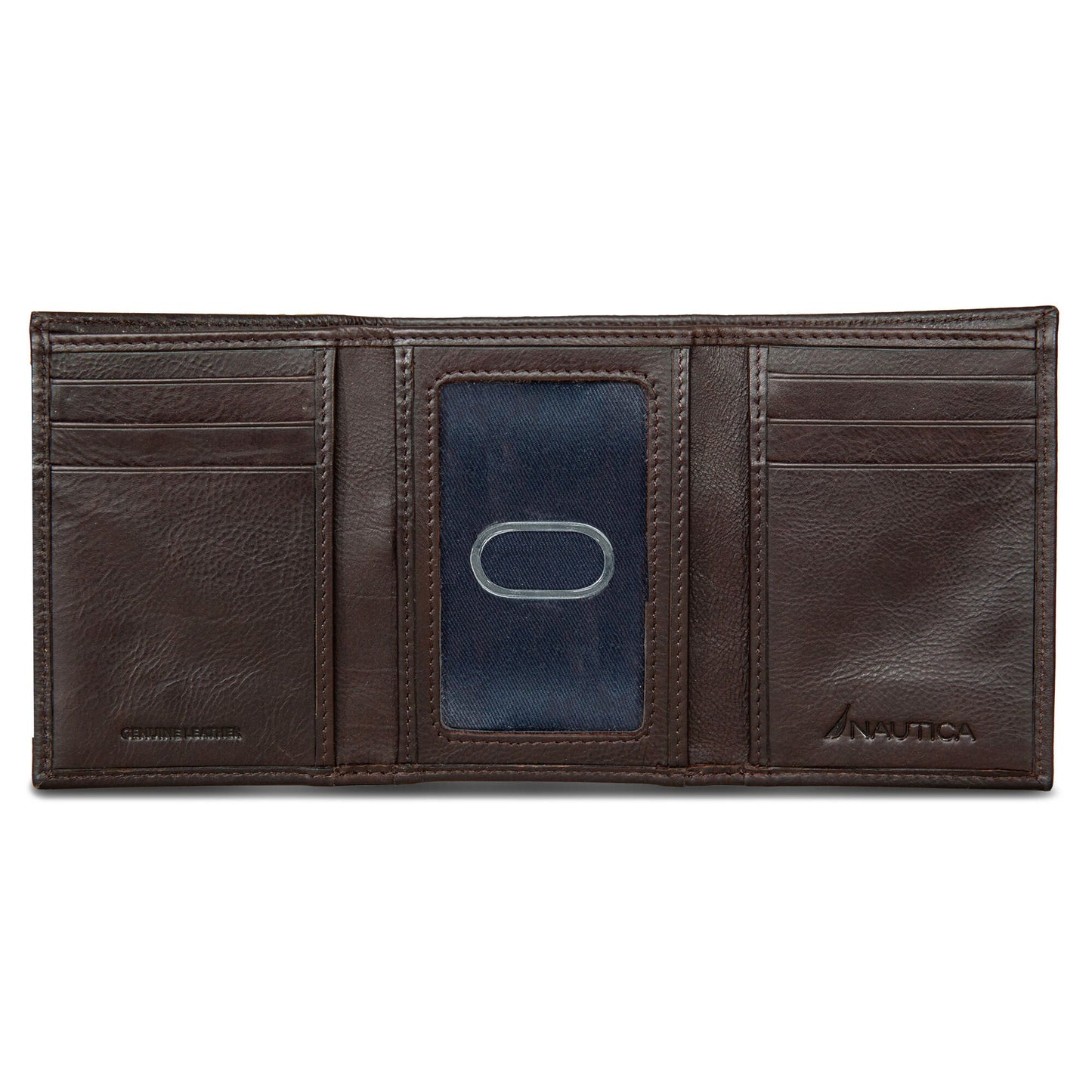 Cartera de caballero triple con logo y bandera