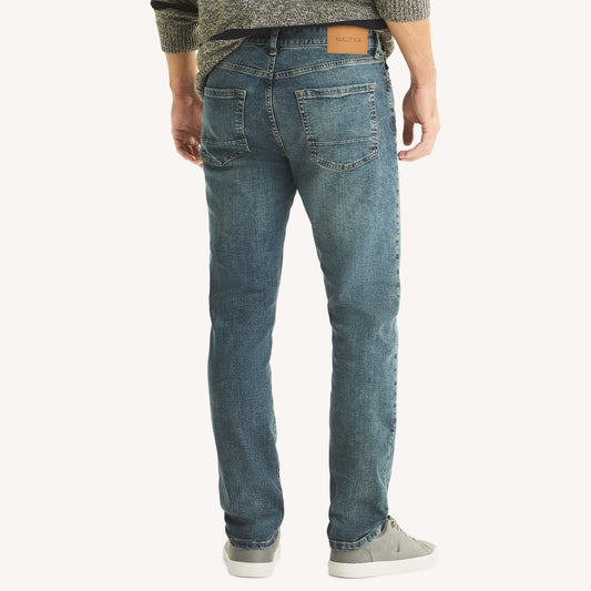 Jean atletico elástico semi ajustado