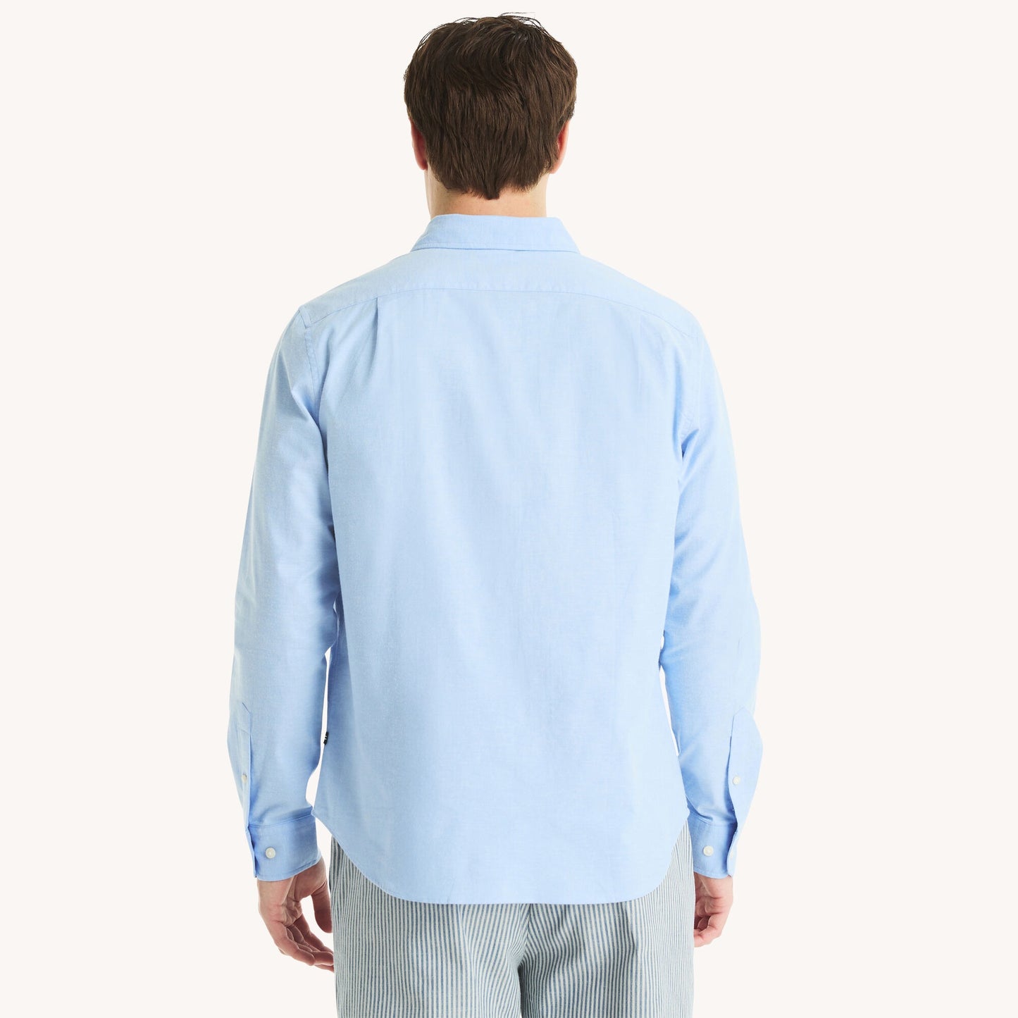 Camisa manga larga unicolor Oxford