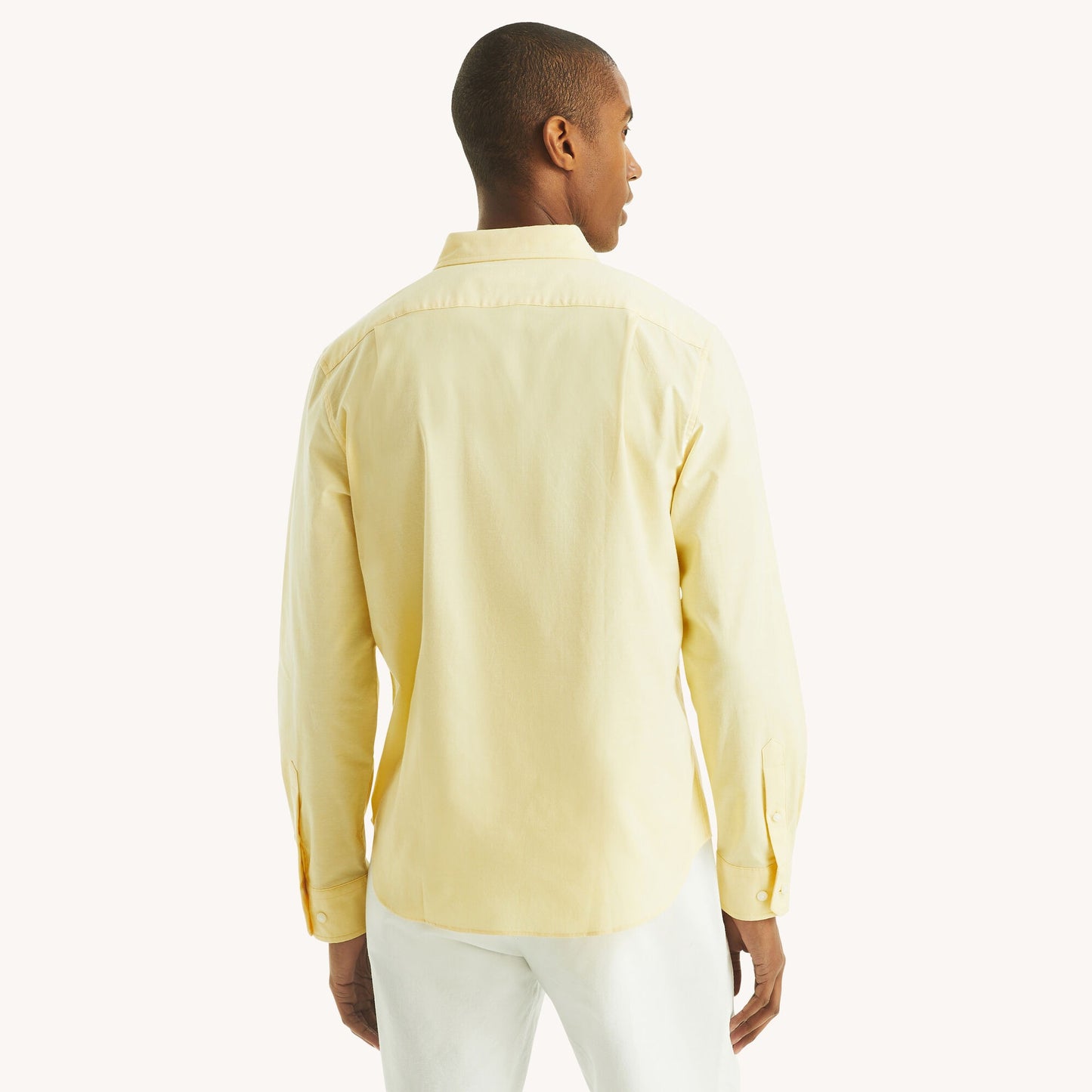 Camisa manga larga unicolor Oxford