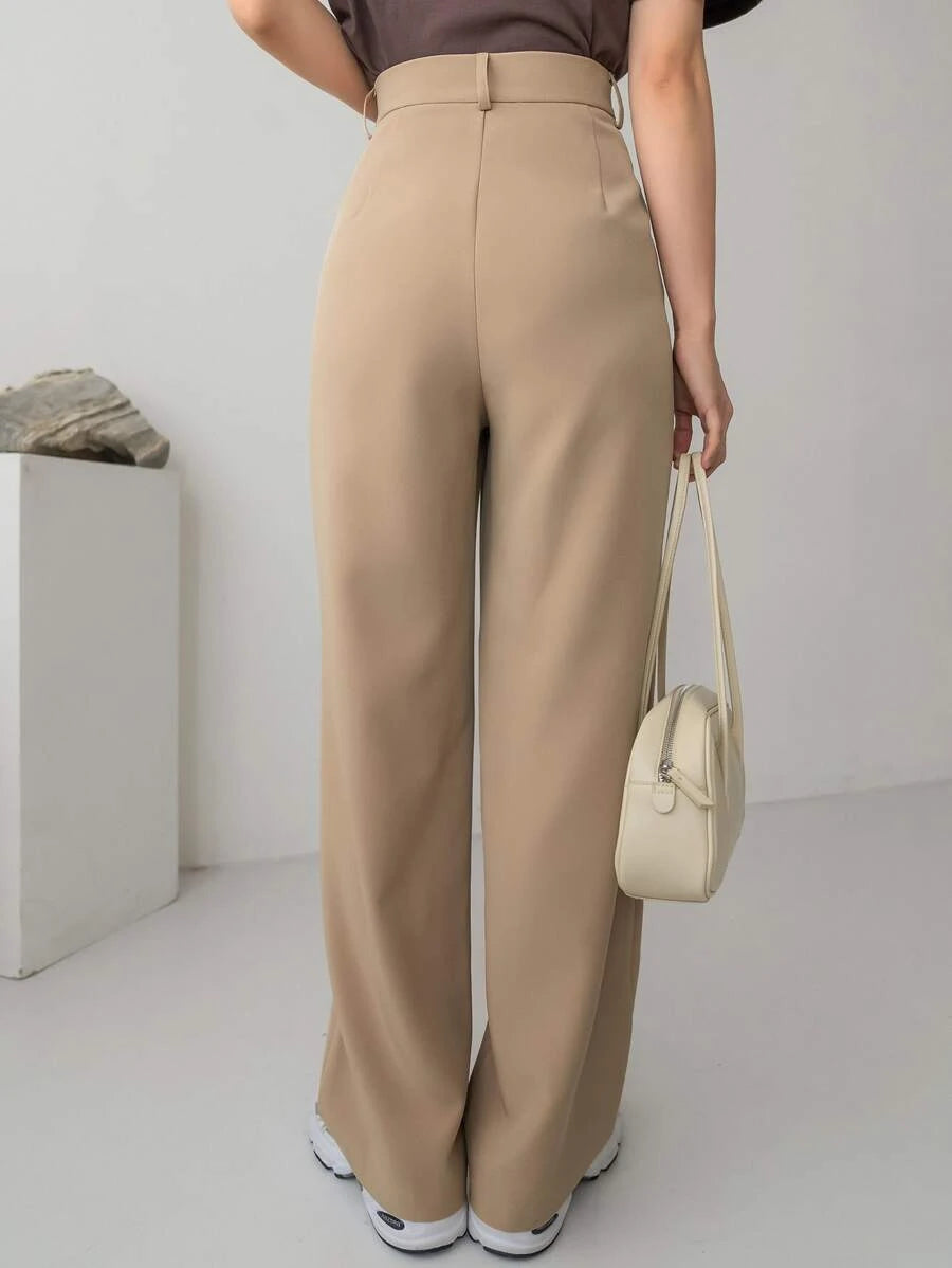 Pantalones rectos de vestir