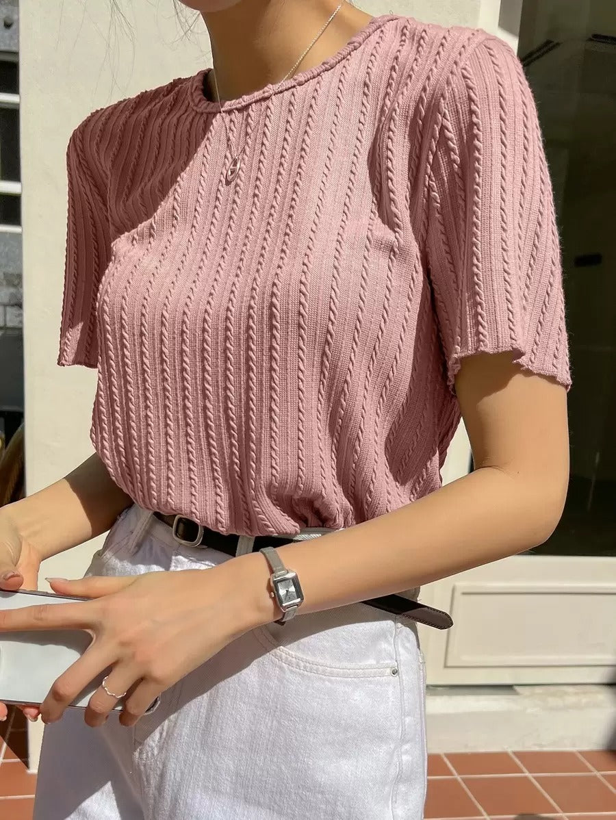 Camiseta texturizada