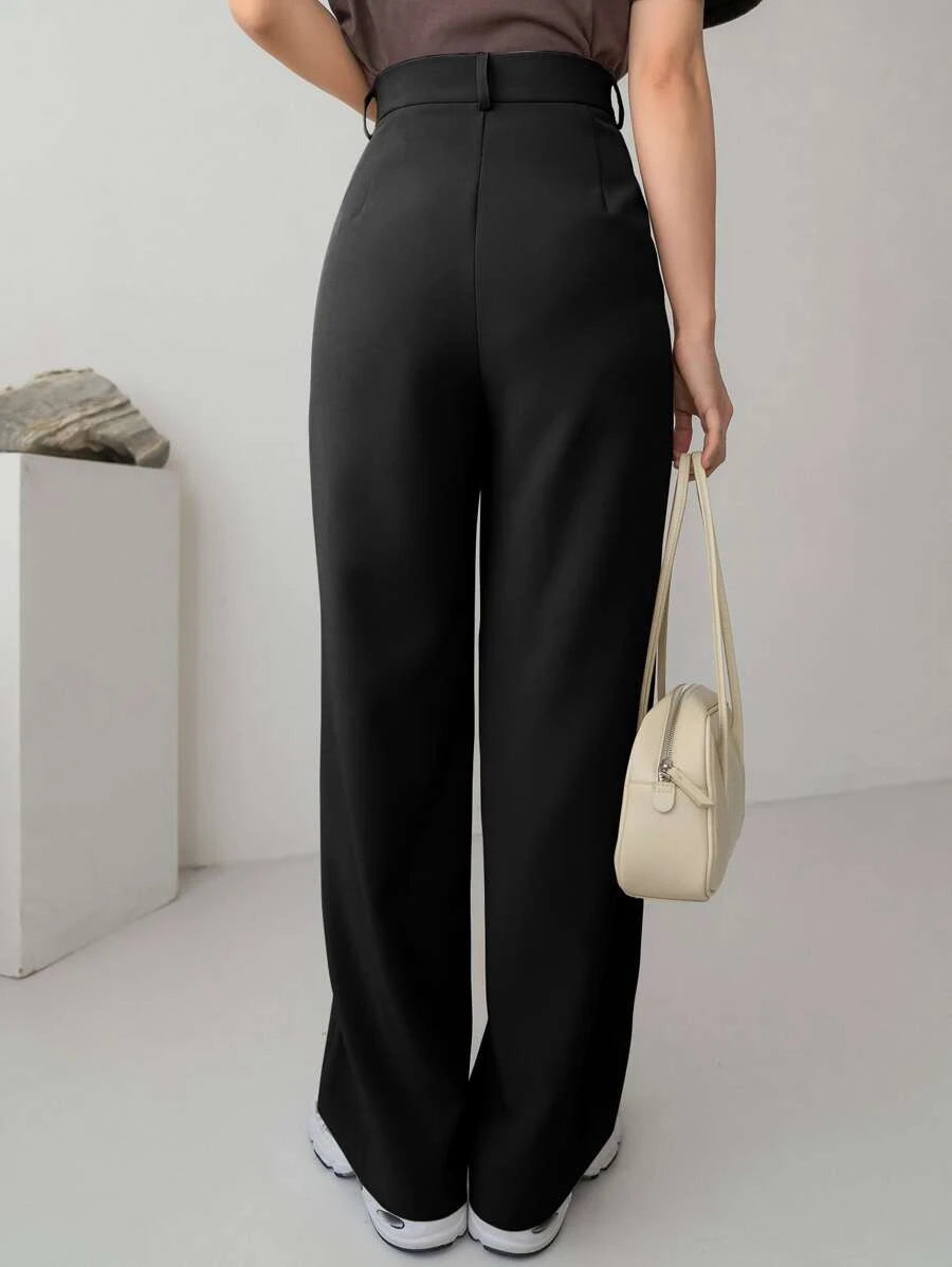 Pantalones rectos de vestir