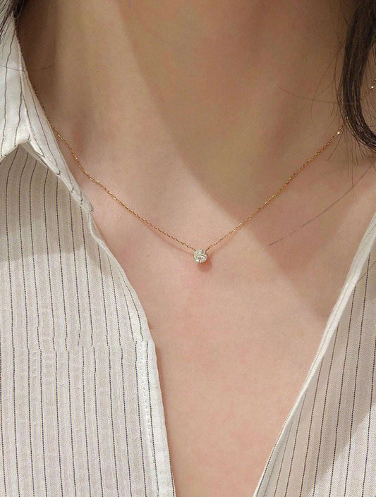 Collar con brillo de fantasía