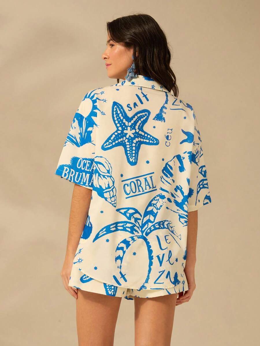 Conjunto con estampado de verano