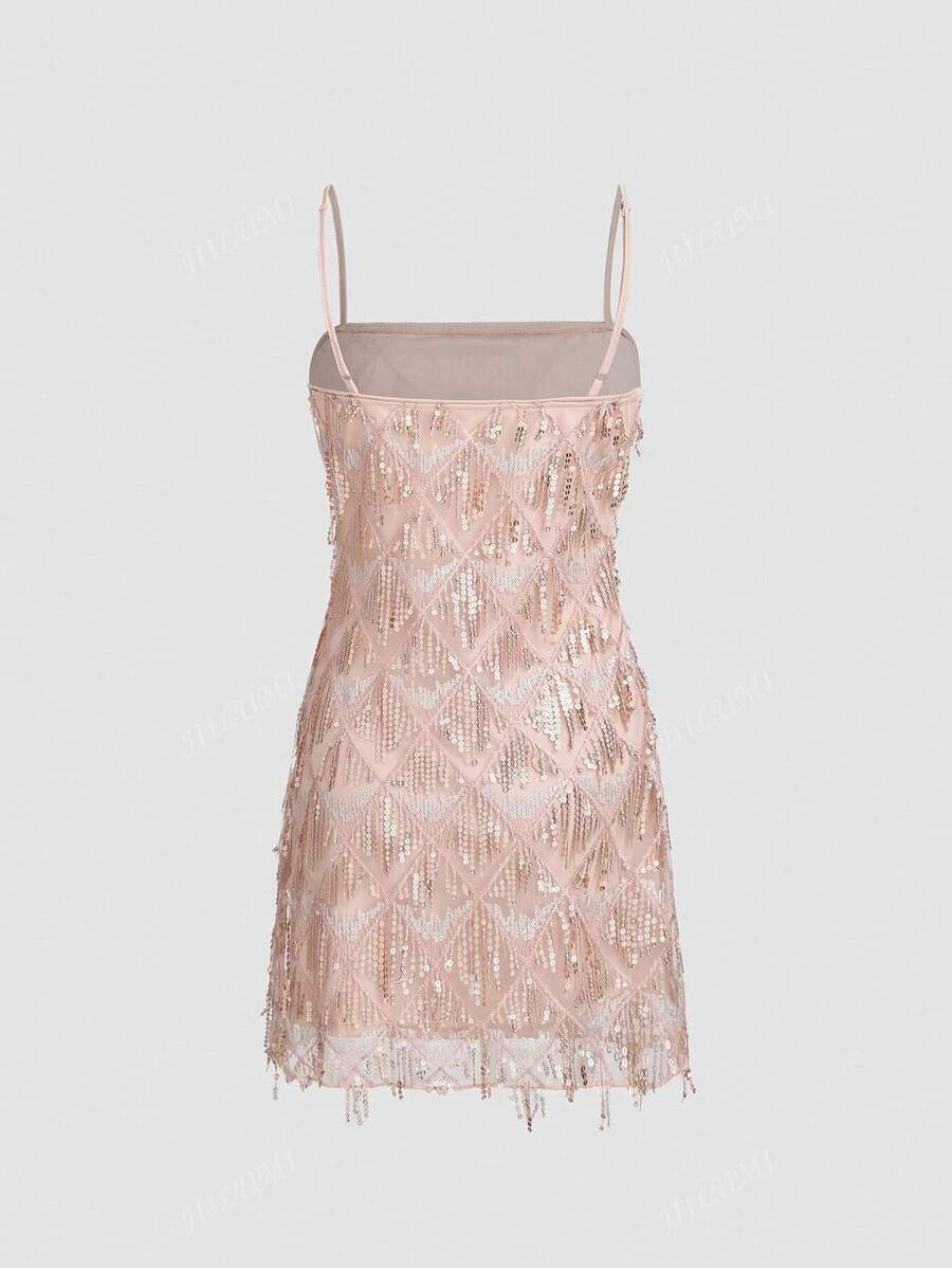 Vestido ajustado de lentejuelas
