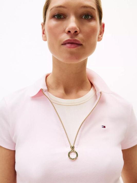 Chemise ajustada con cremallera de aro