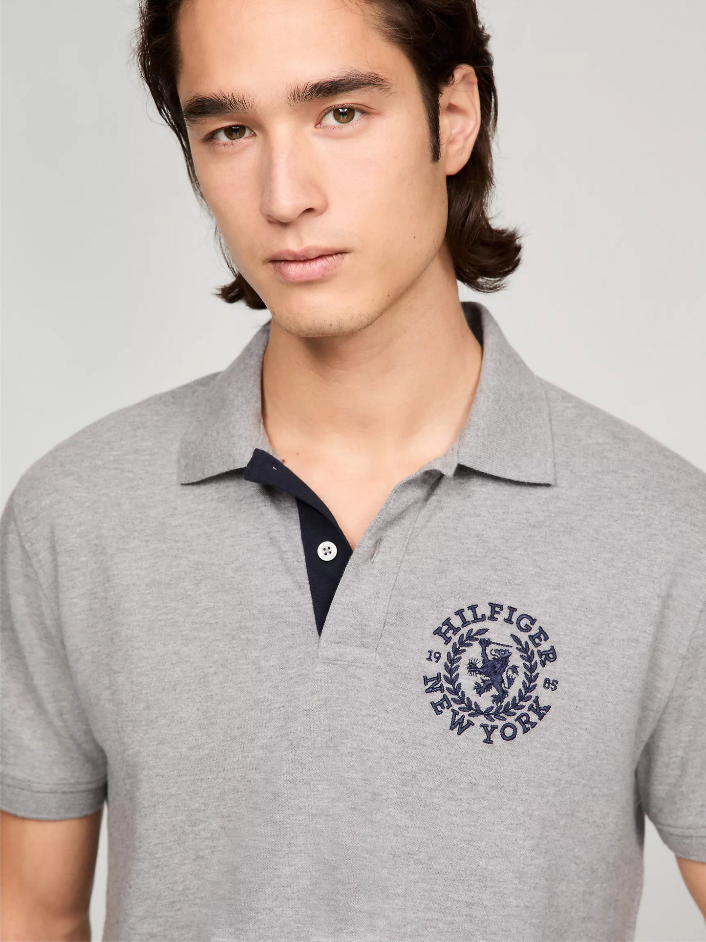 Chemise regular con logo heritage