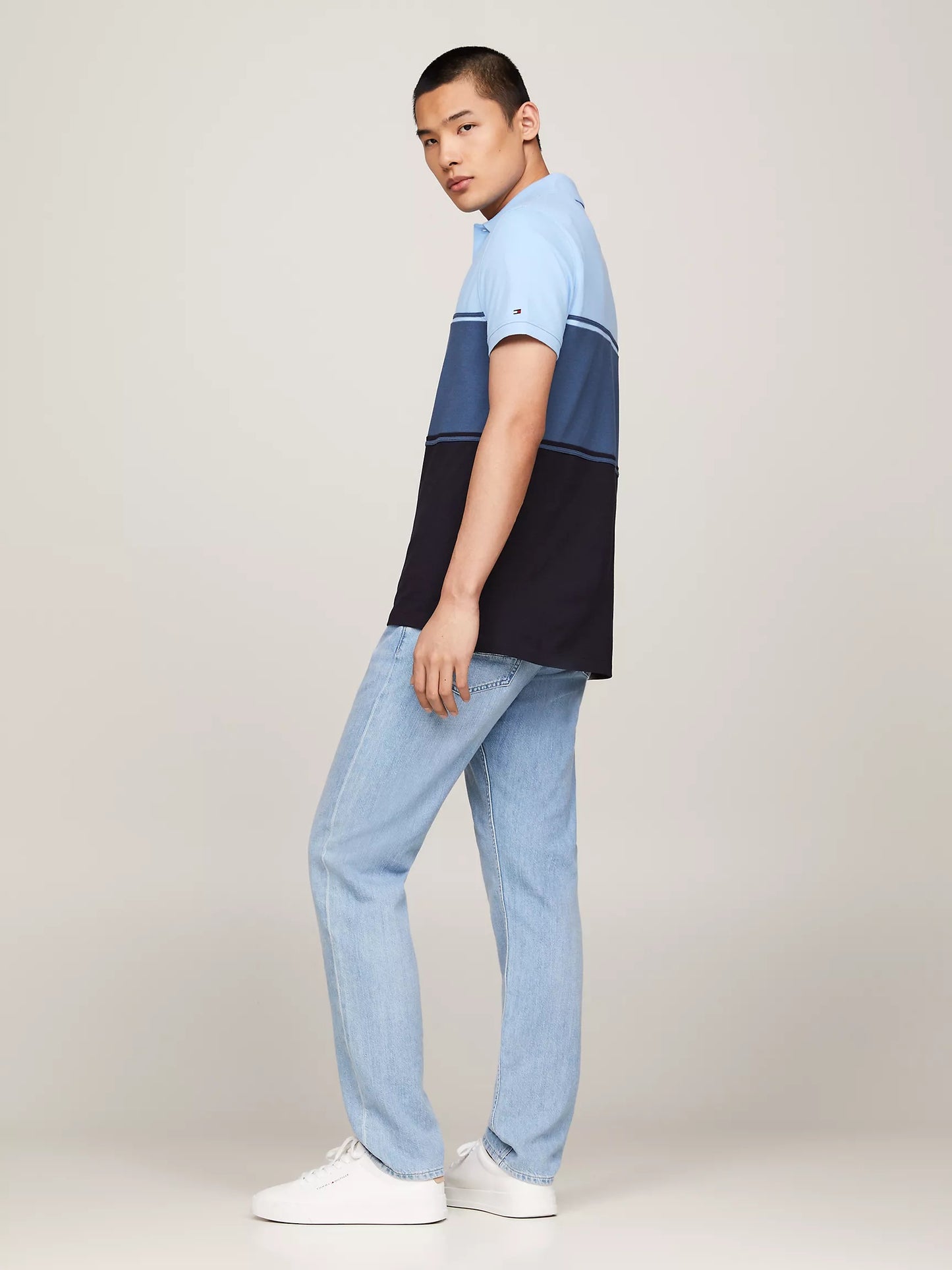 Chemise de colores combinados