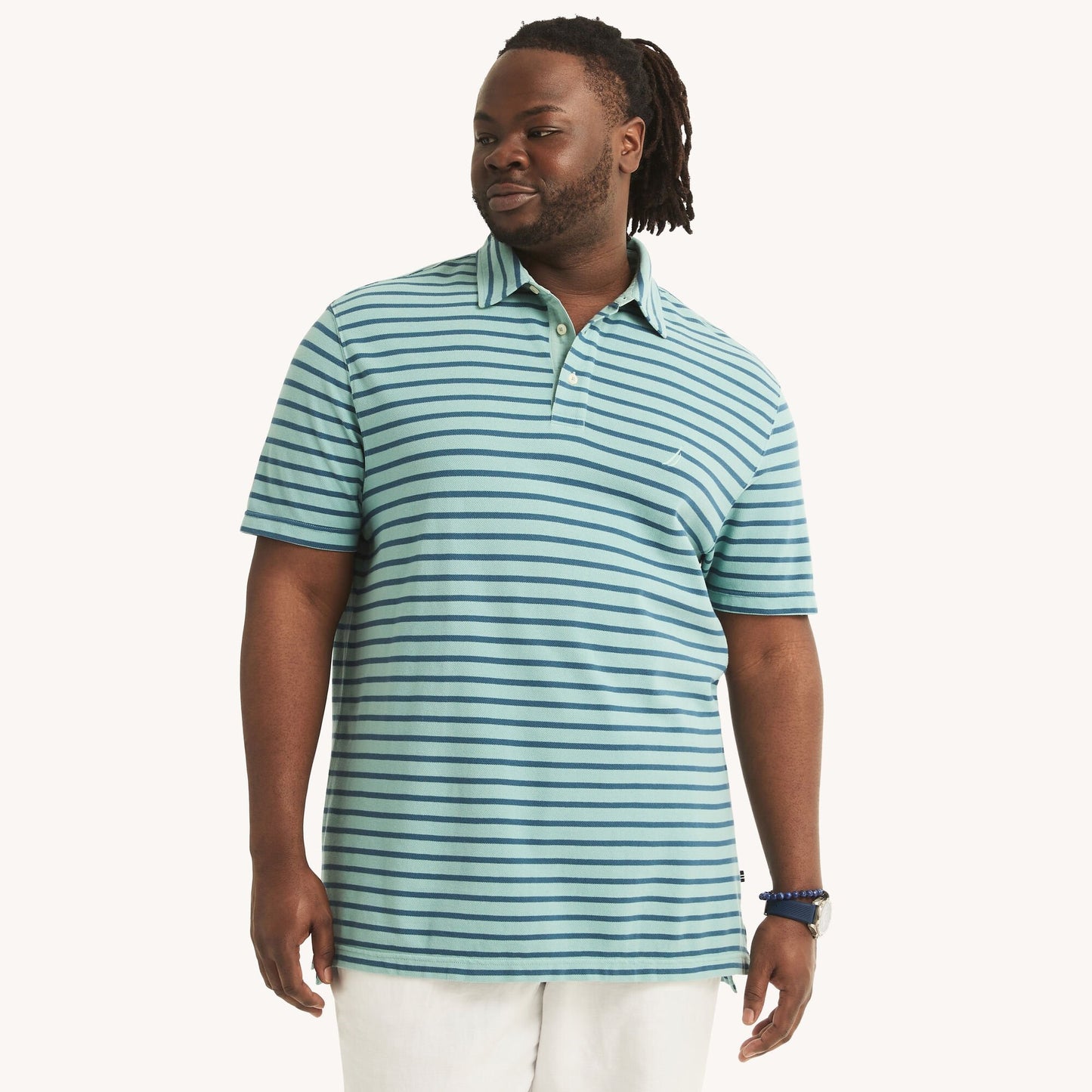 Chemise con patrón de rayas