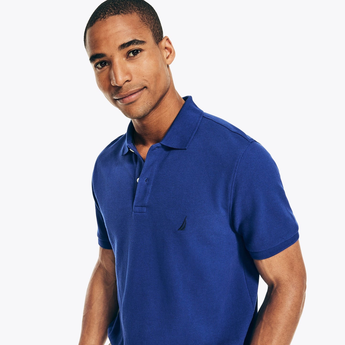 Chemise regular unicolor con logo