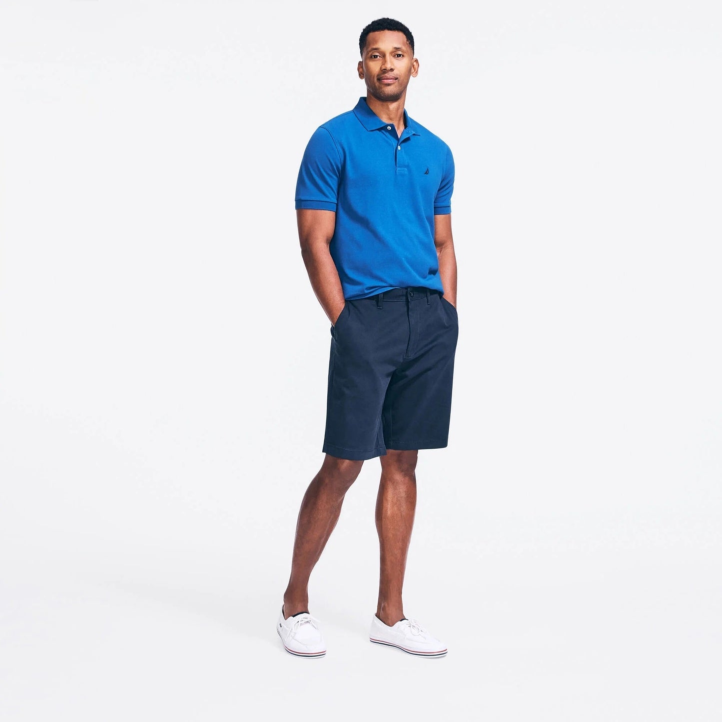 Chemise regular unicolor con logo