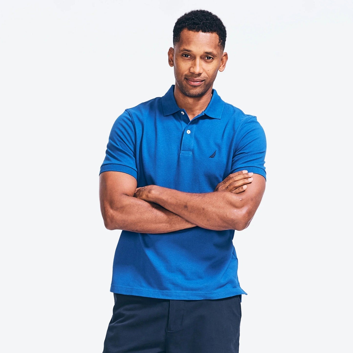 Chemise regular unicolor con logo