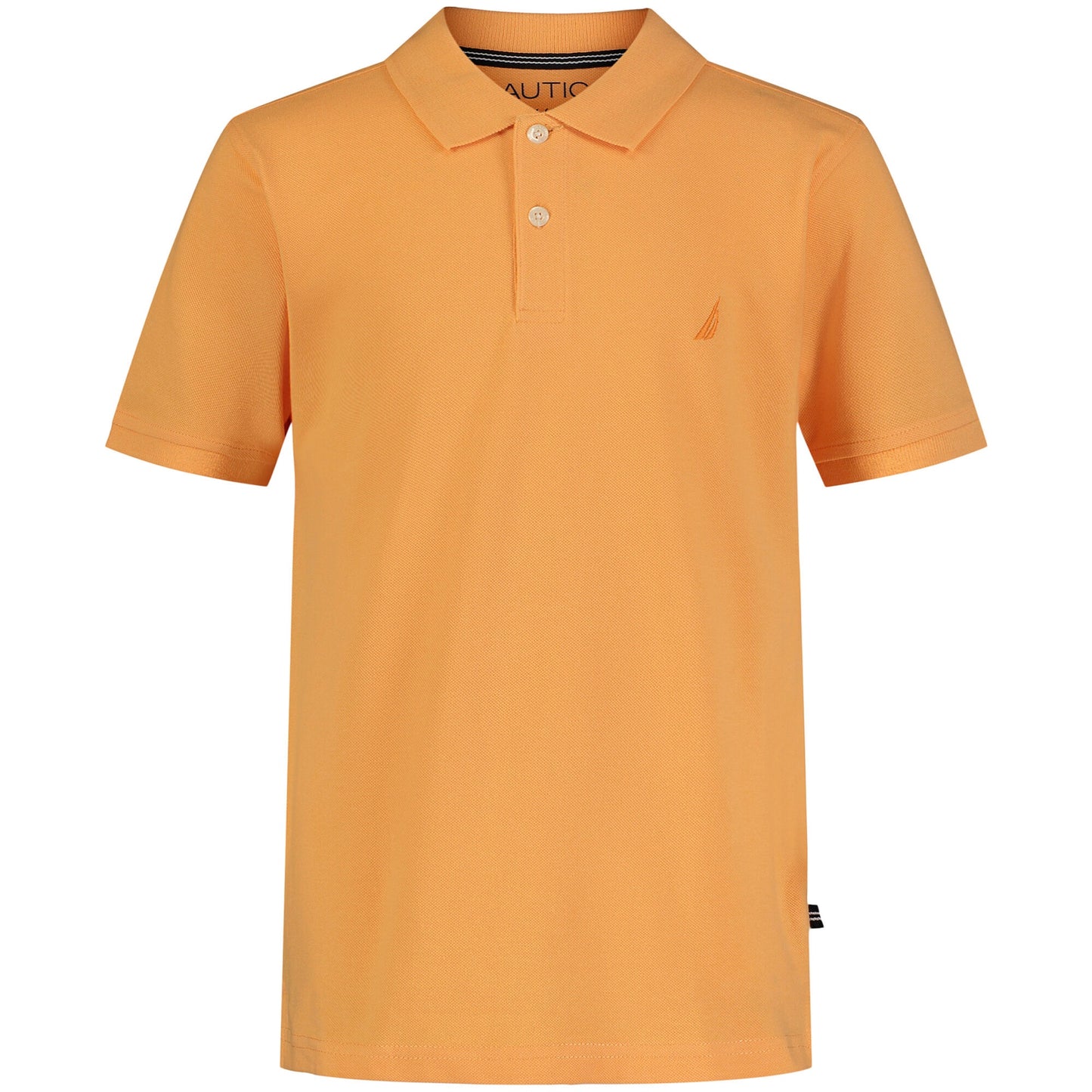 Chemise unicolor con logo de niño (2T-7)