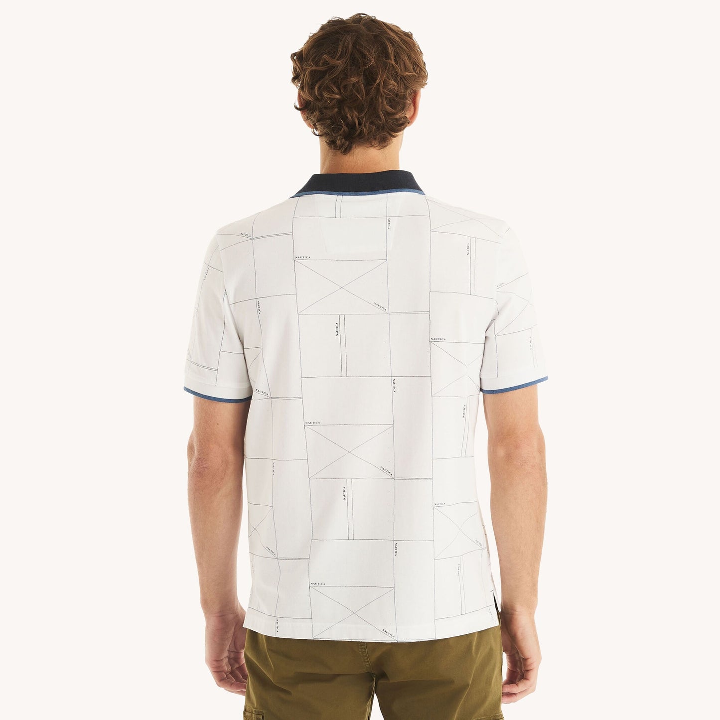 Chemise de algodón regular con estampado