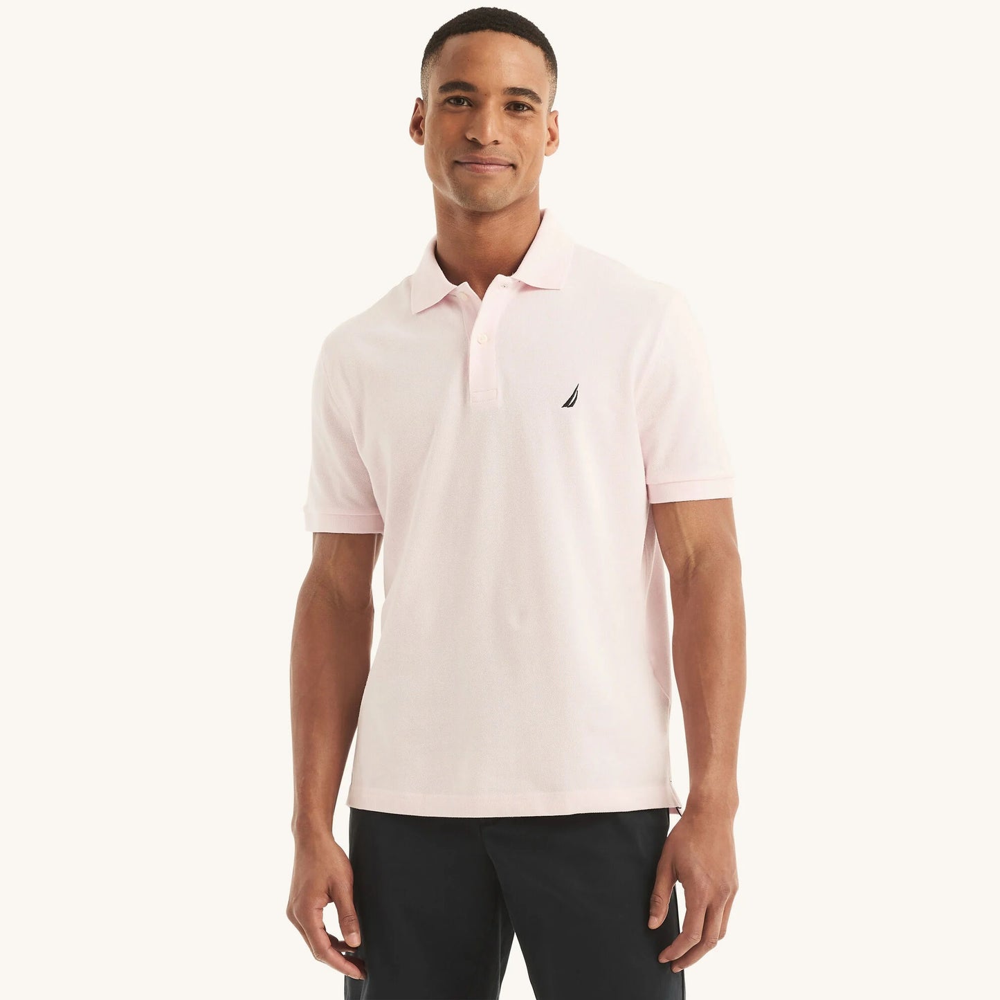 Chemise regular unicolor con logo