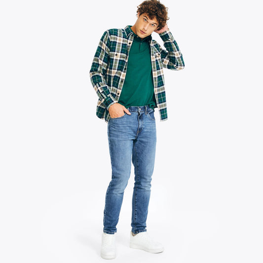 Jean elástico semi ajustado