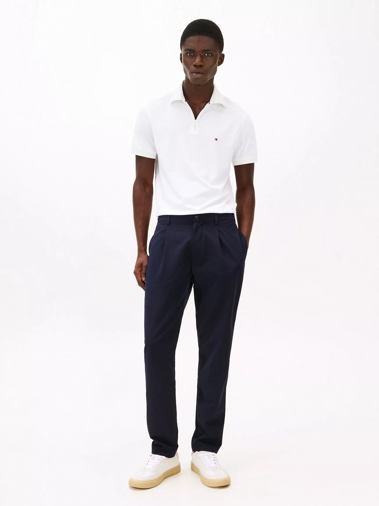 Chemise regular con cremallera