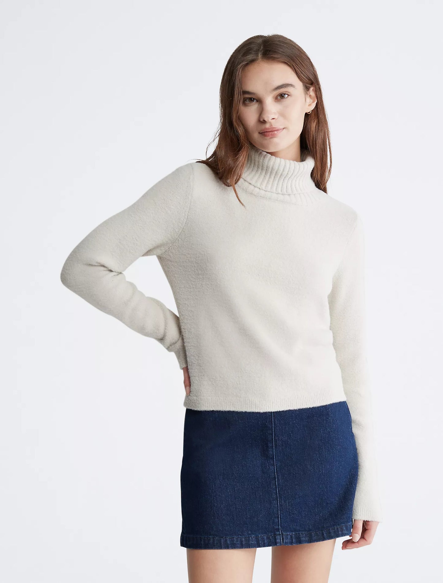Sudadera cuello tortuga super suave