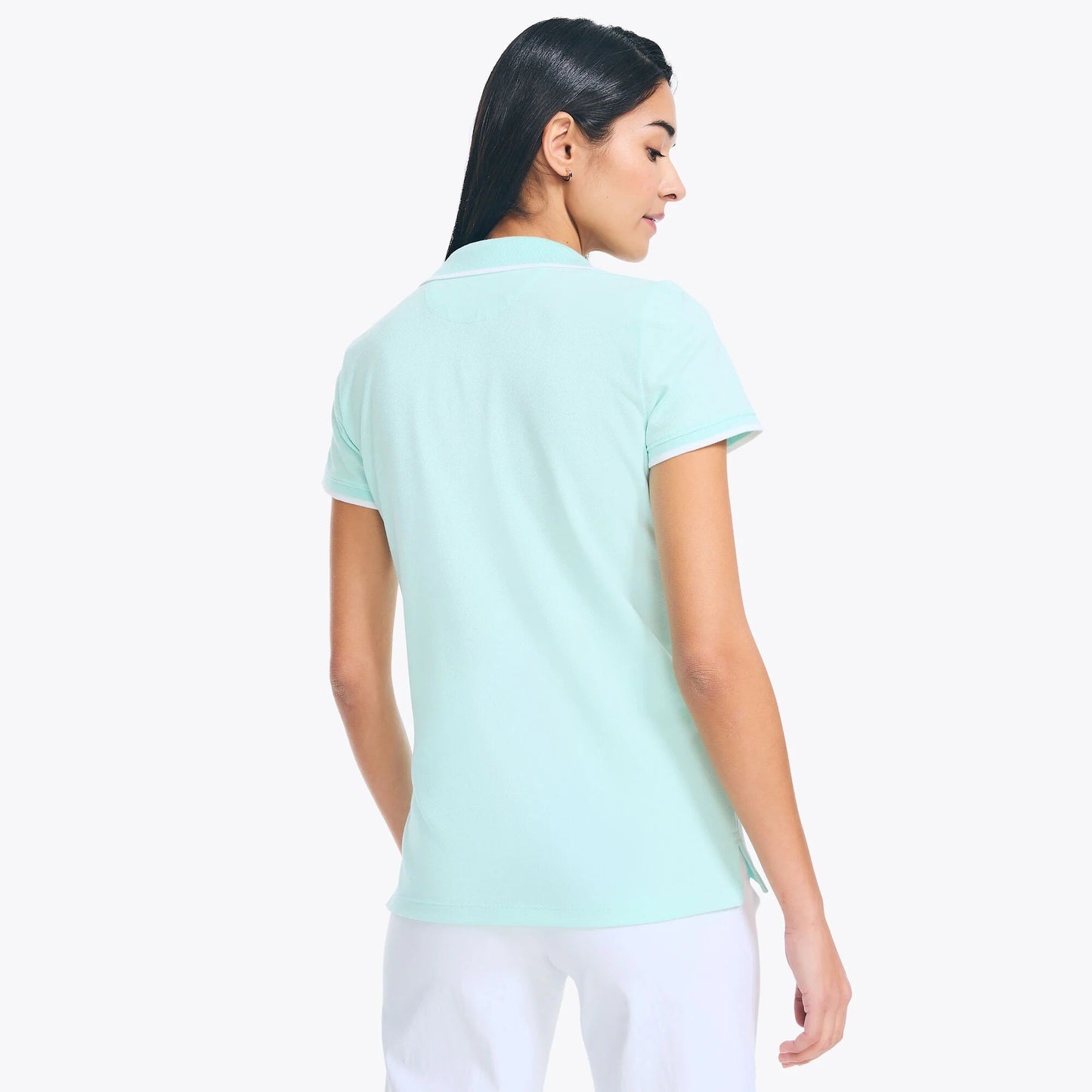 Chemise cuello en V sin botones