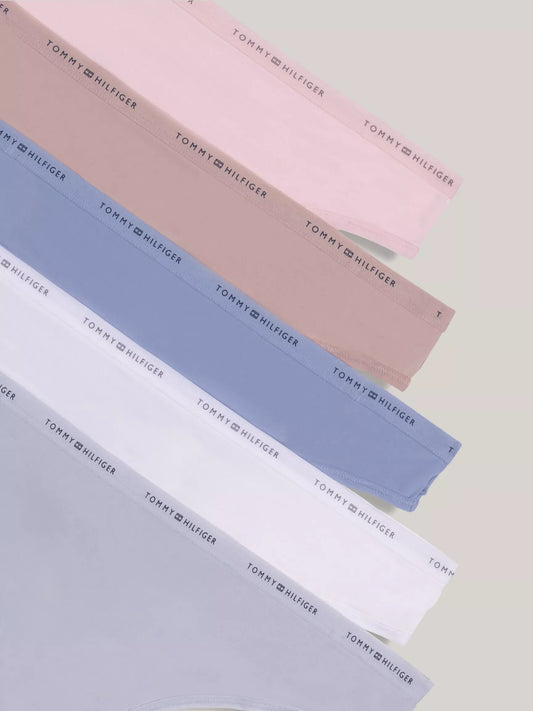 5 Pack panties de nylon tipo hilo