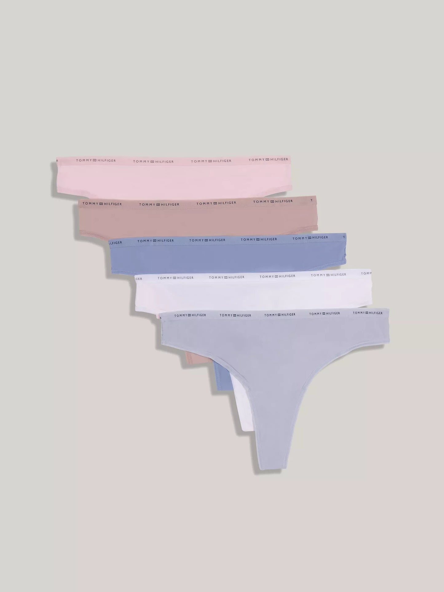 5 Pack panties de nylon tipo hilo