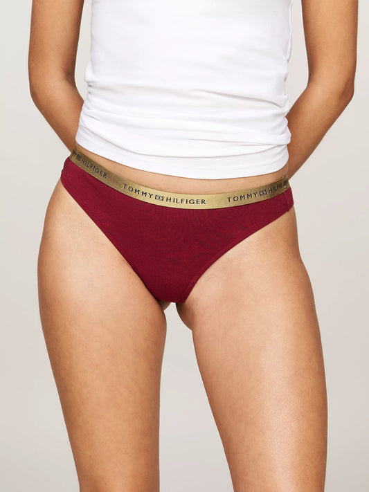 5 Pack panties de algodón tipo hilo