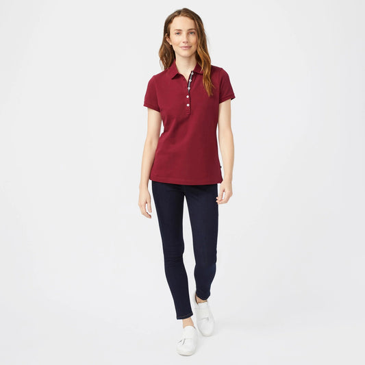 Chemise unicolor con logo y botones