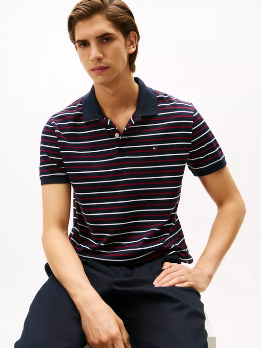 Chemise regular con patrón de rayas