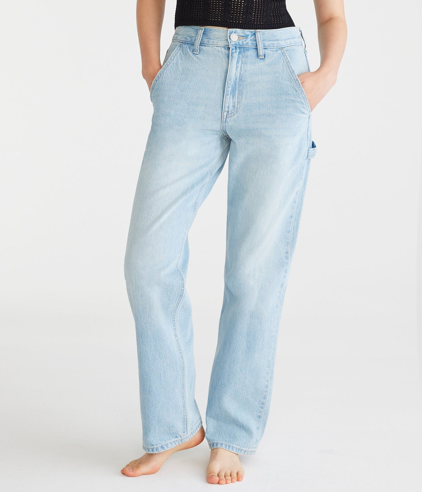 Jean tiro alto baggy