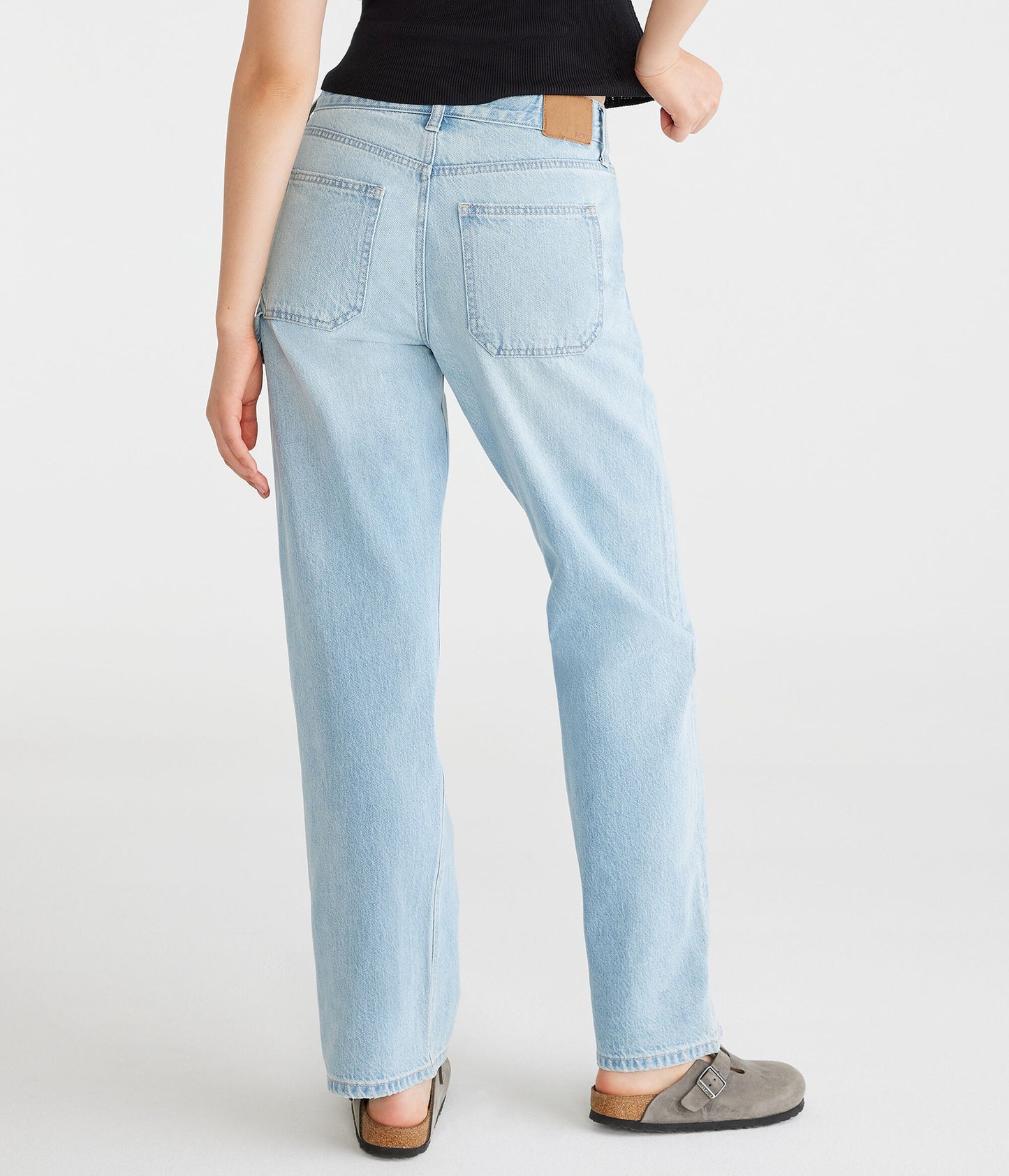 Jean tiro alto baggy