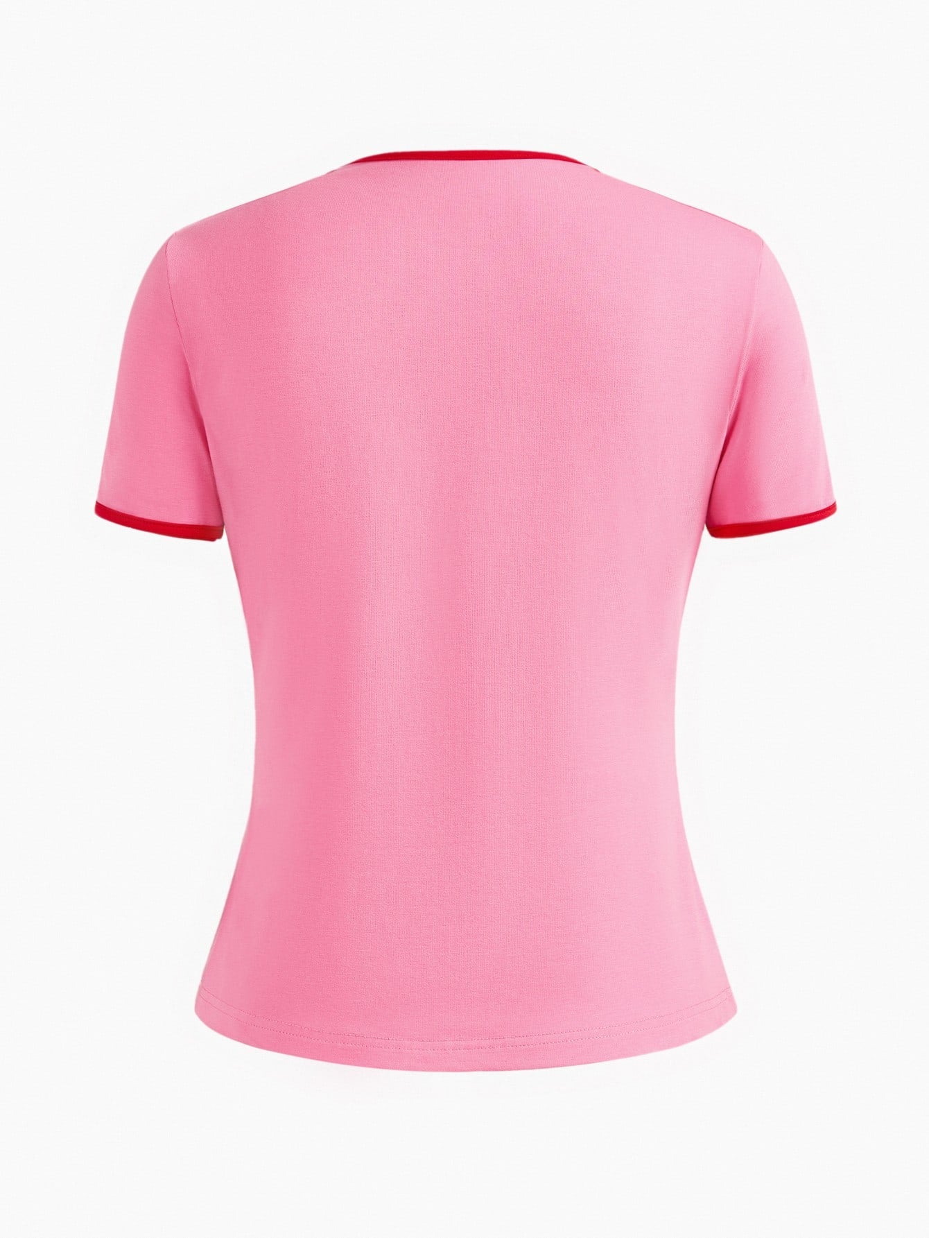 Camiseta cuello redondo casual
