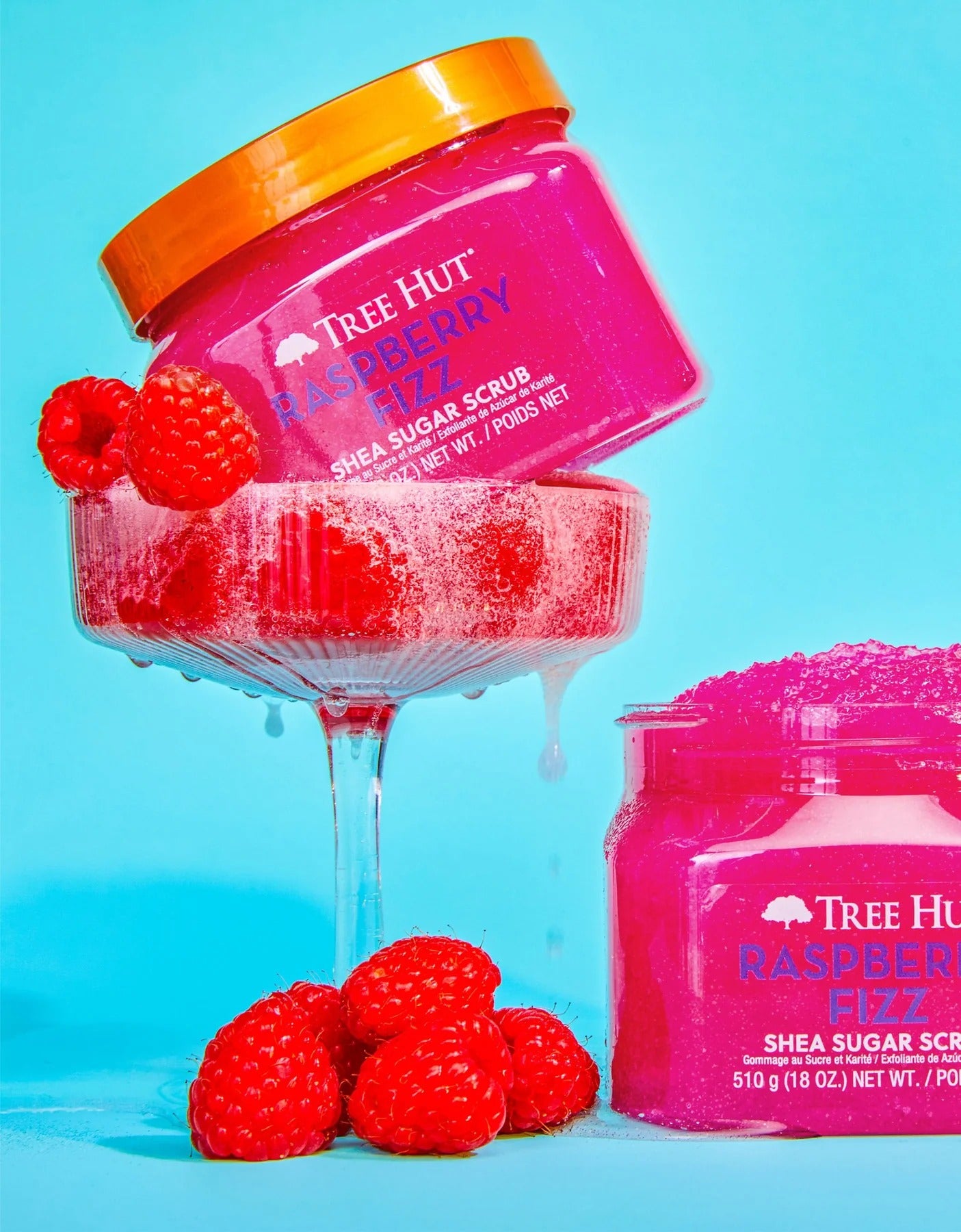 Exfoliante corporal de azúcar Raspberry Fizz