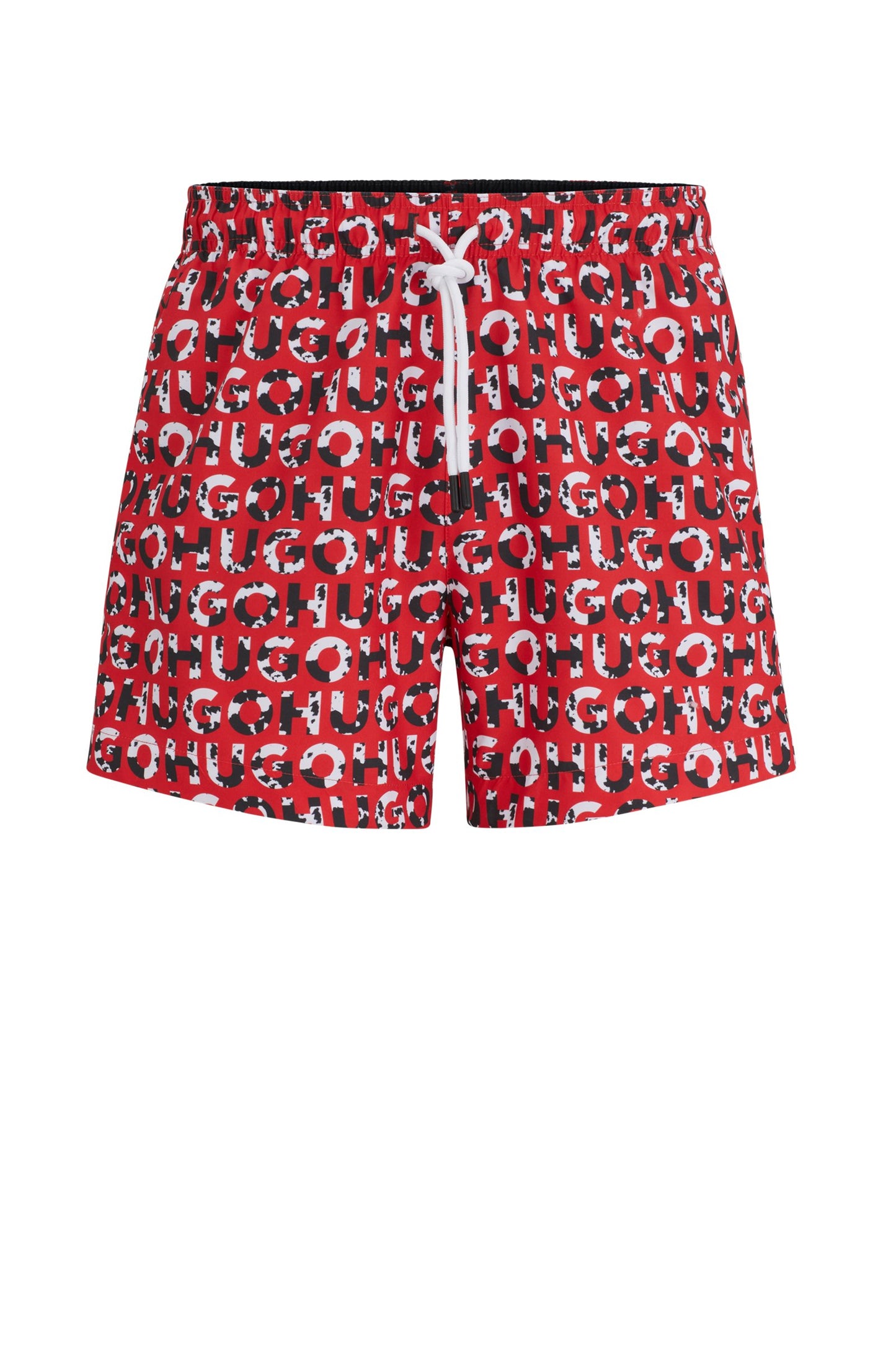 Traje de baño con estampado de logo 5" secado rápido