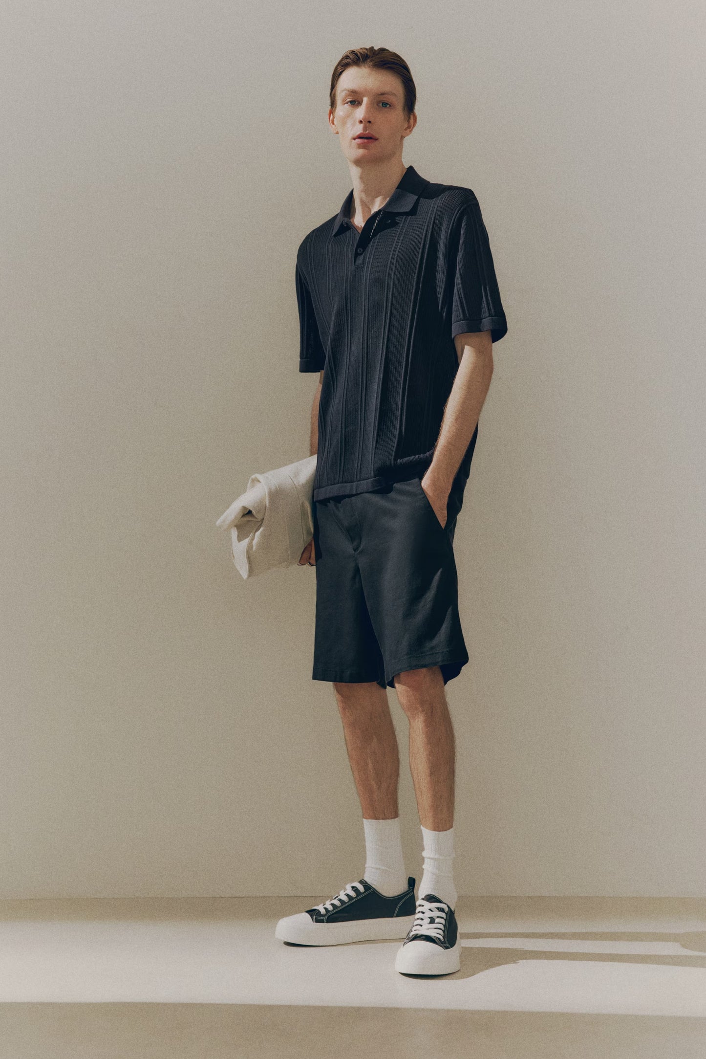 Chemise regular texturizada