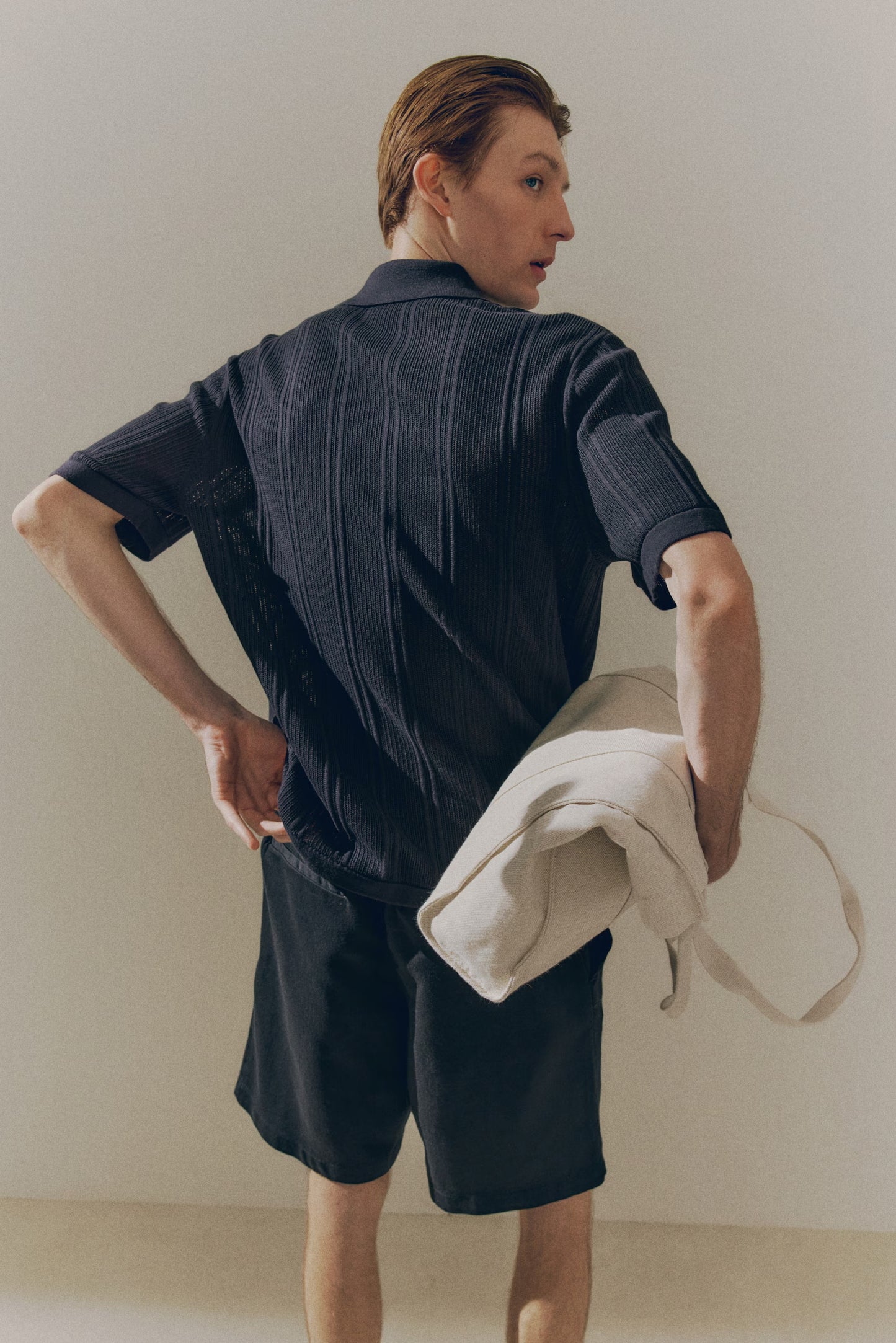 Chemise regular texturizada