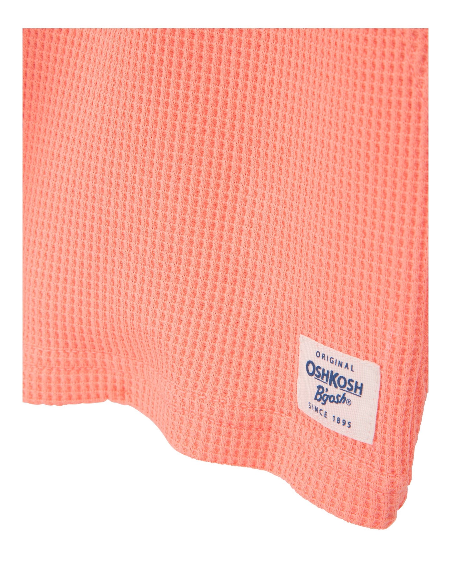 Short unicolor tejido wafle para niño