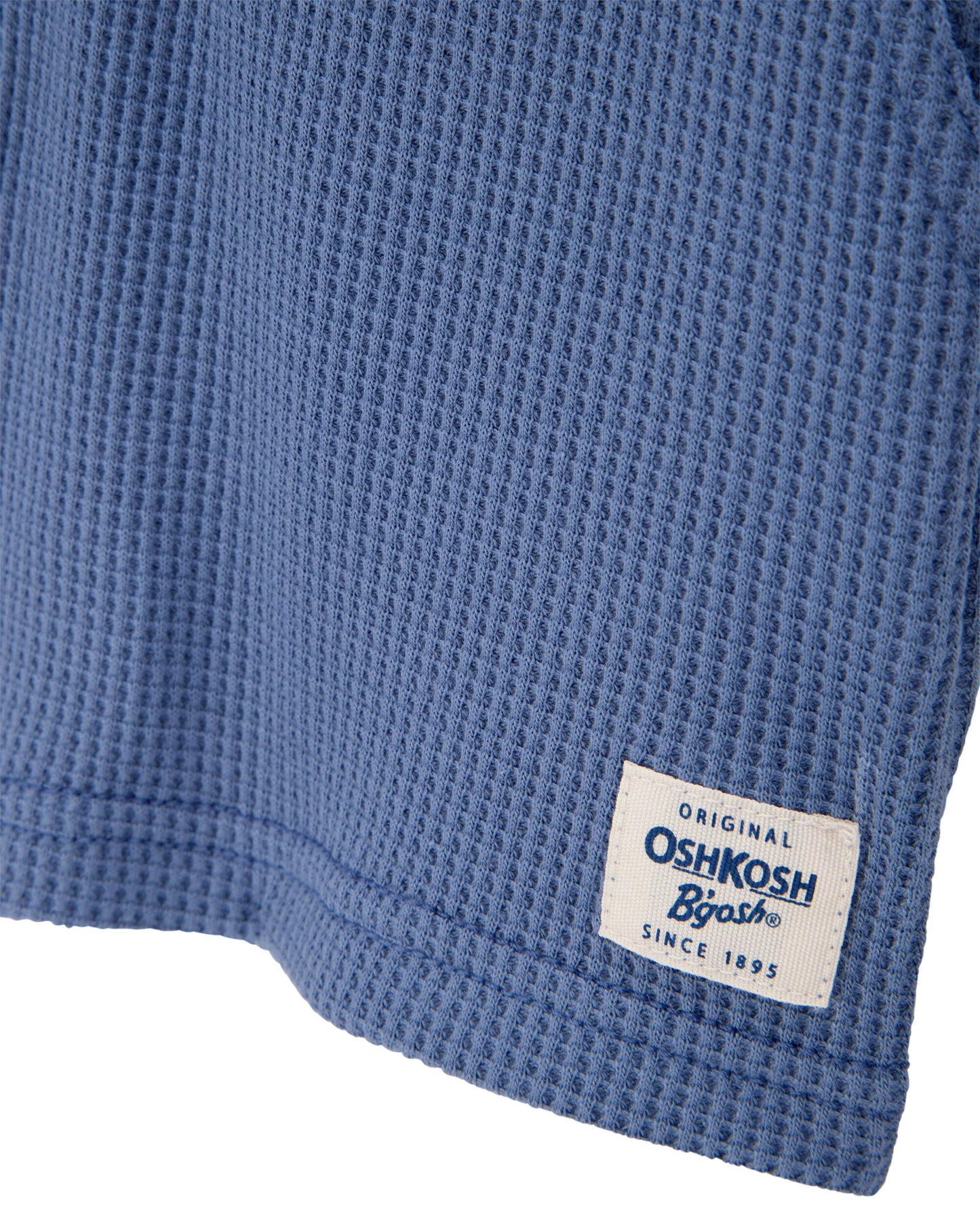 Short unicolor tejido wafle para niño