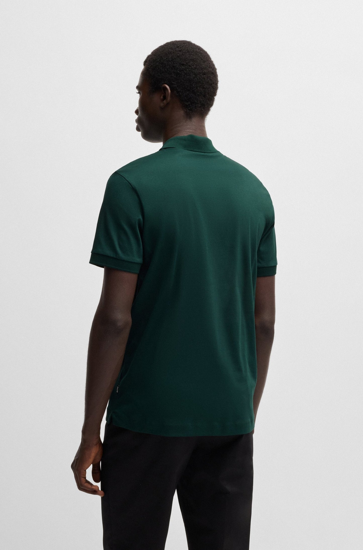 Chemise ajustada unicolor con cremallera