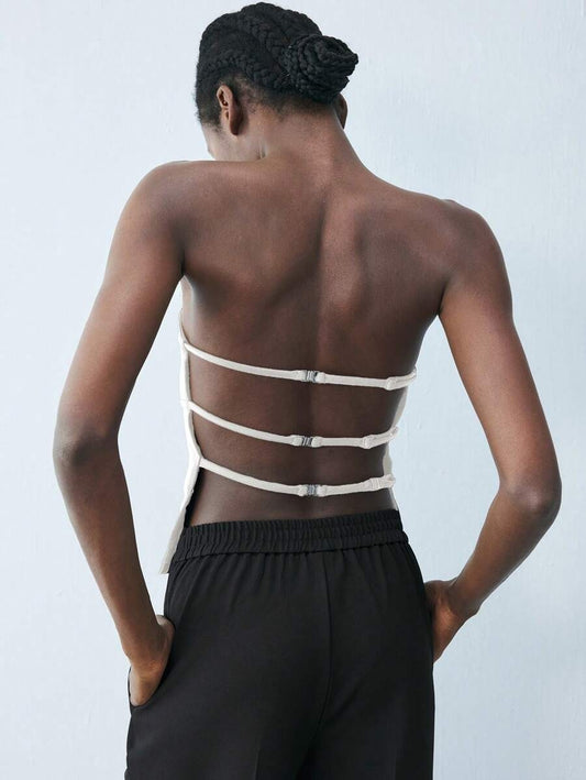 Top de espalda descubierta