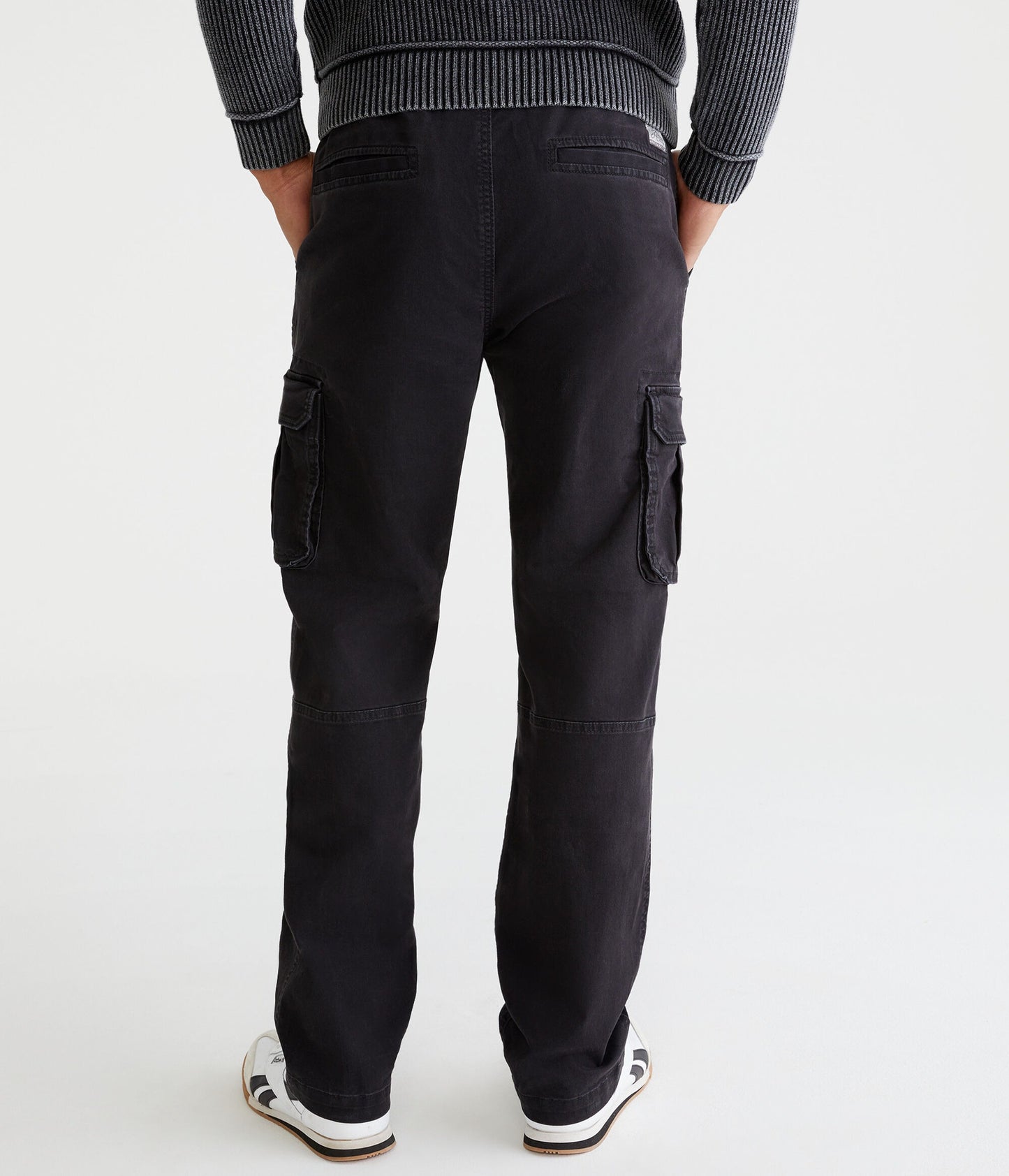Pantalón cargo recto negro