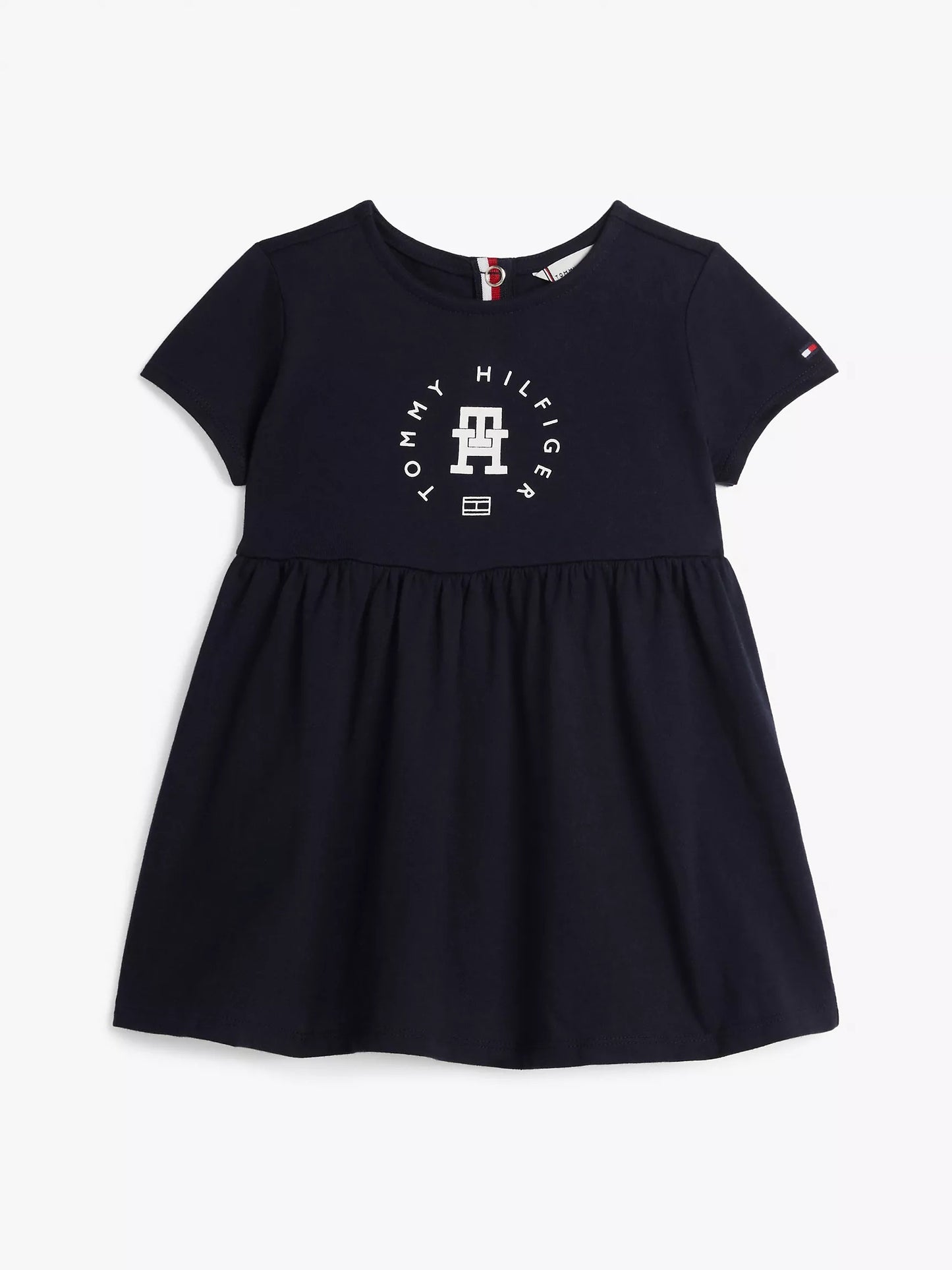 Vestido con estampado central para pequeñas