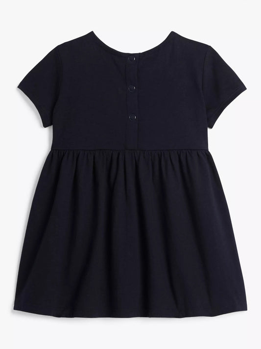 Vestido con estampado central para pequeñas