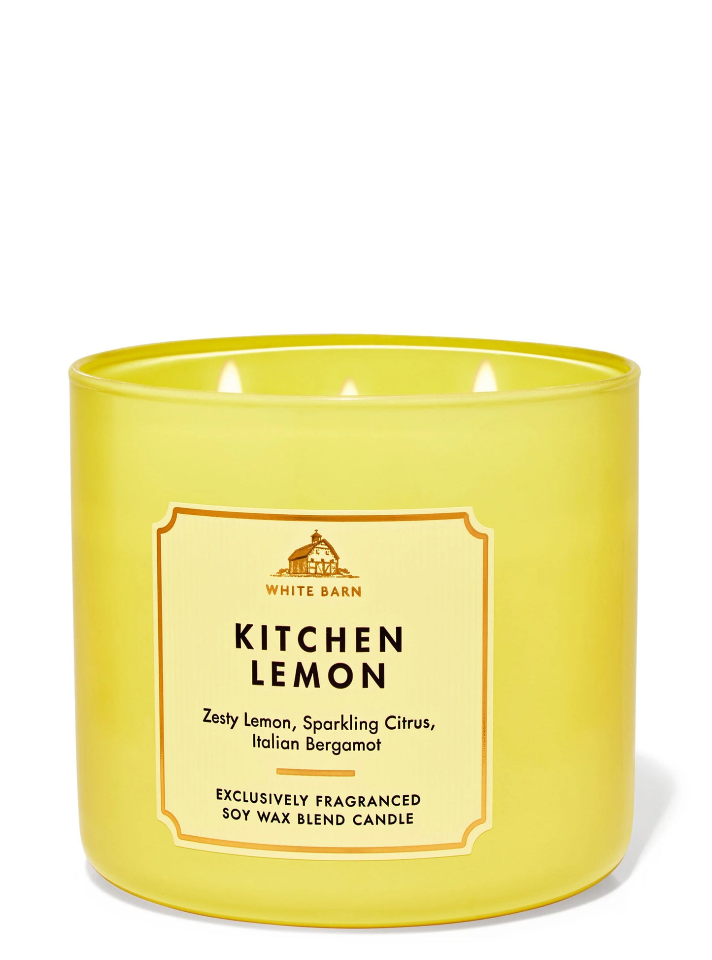 Vela 3 mechas Kitchen Lemon
