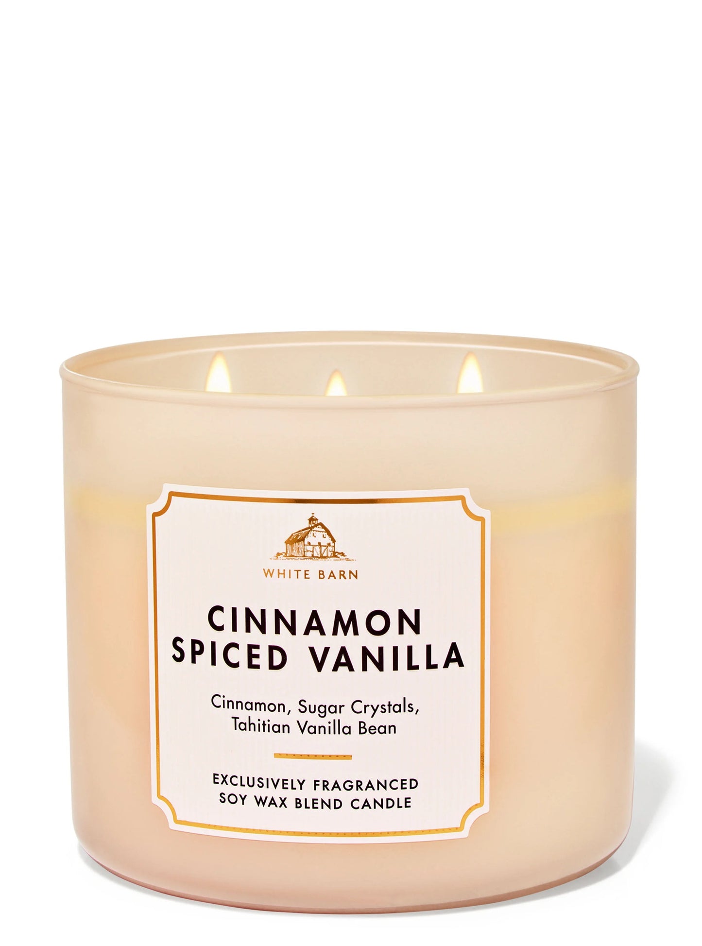 Vela 3 mechas Cinnamon Spiced Vanilla