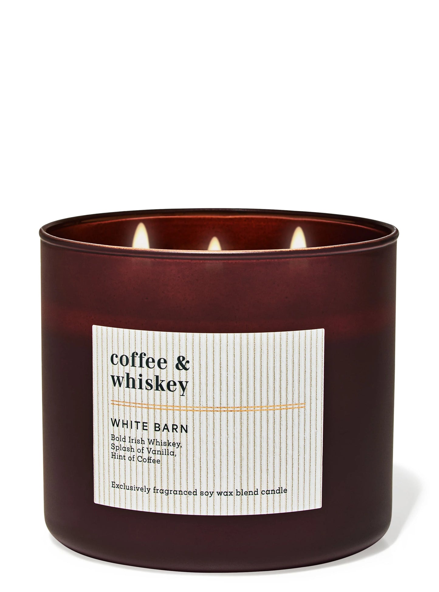 Vela 3 mechas Coffee & Whiskey