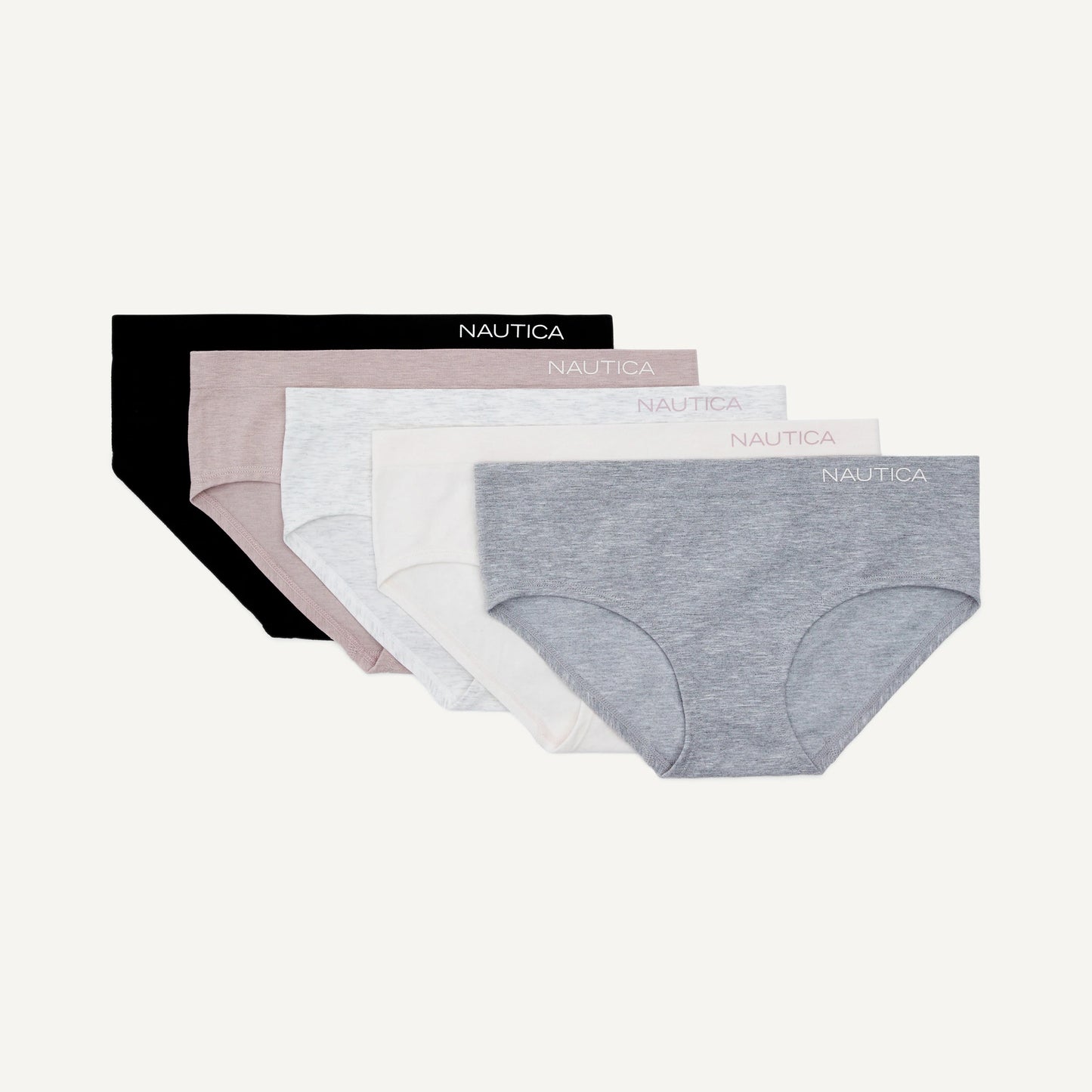 5 Pack Panties sin costura y logo